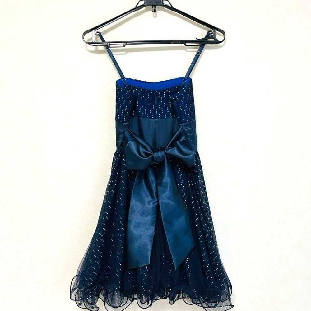 【POWDER SUGAR】Navy Bag Ribbon Party Dress - image 3