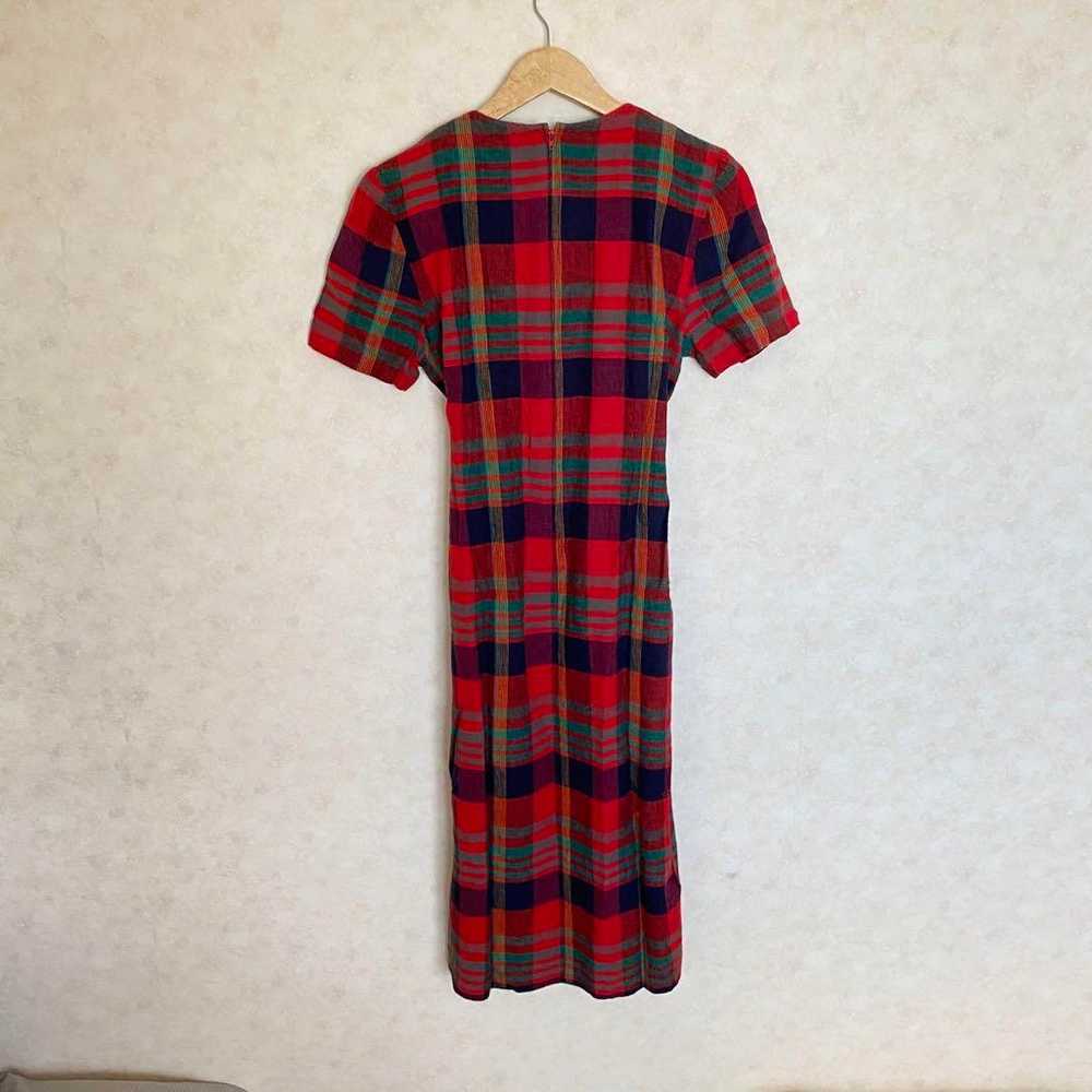 Vintage Miss Dorby Red Check One-Piece - image 5