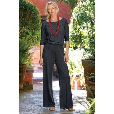 Soft Surroundings Toujours Jumpsuit Wide Leg Soft… - image 1