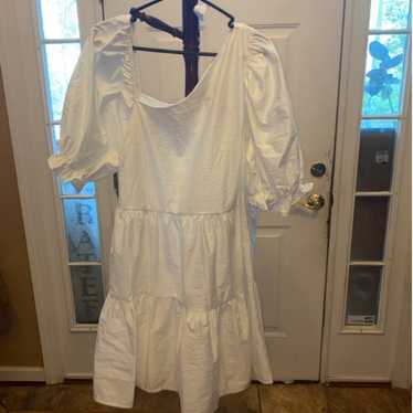 Women's Eloquii White Dress Size 18 - image 1