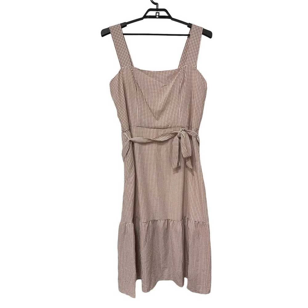 London Times Womens size 16W dress brown white gi… - image 1