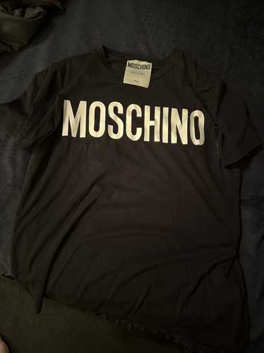 Moschino mens black t-shirt - Gem