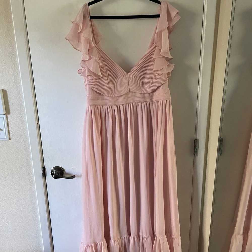 Birdy Grey Blush Pink Michelle Dress Size XL - image 3