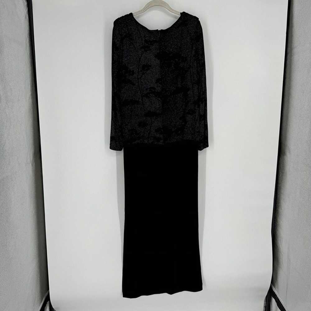 Alex Evenings Dress Women’s 16w black  maxi gown … - image 5