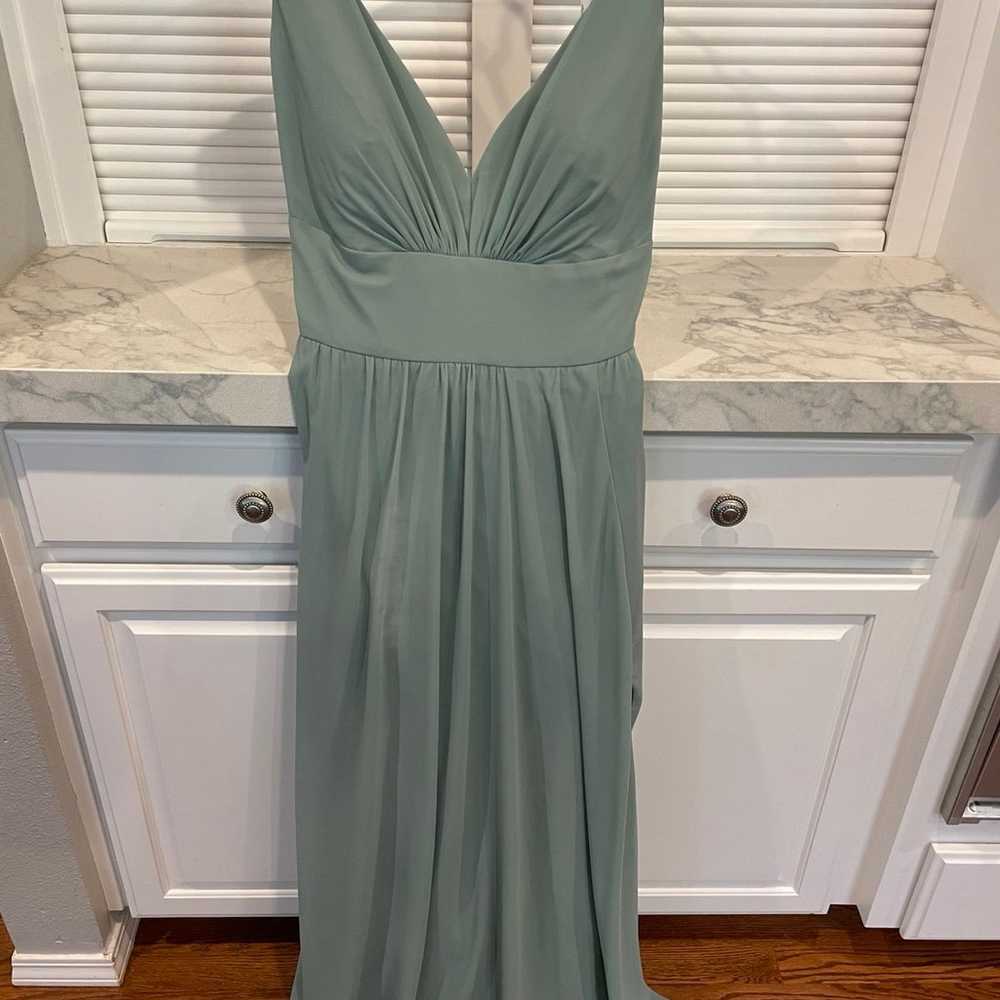 Sage Green Bridesmaid Dress - image 1