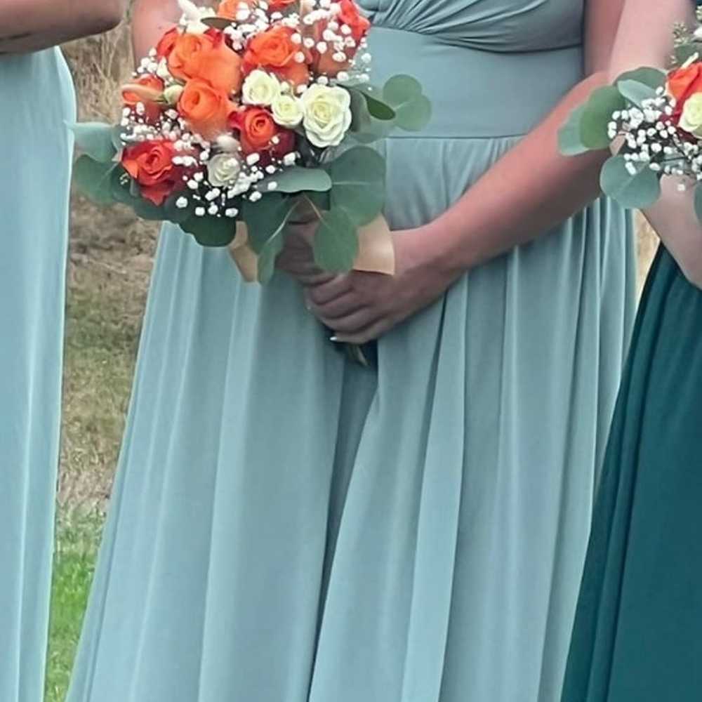 Sage Green Bridesmaid Dress - image 5