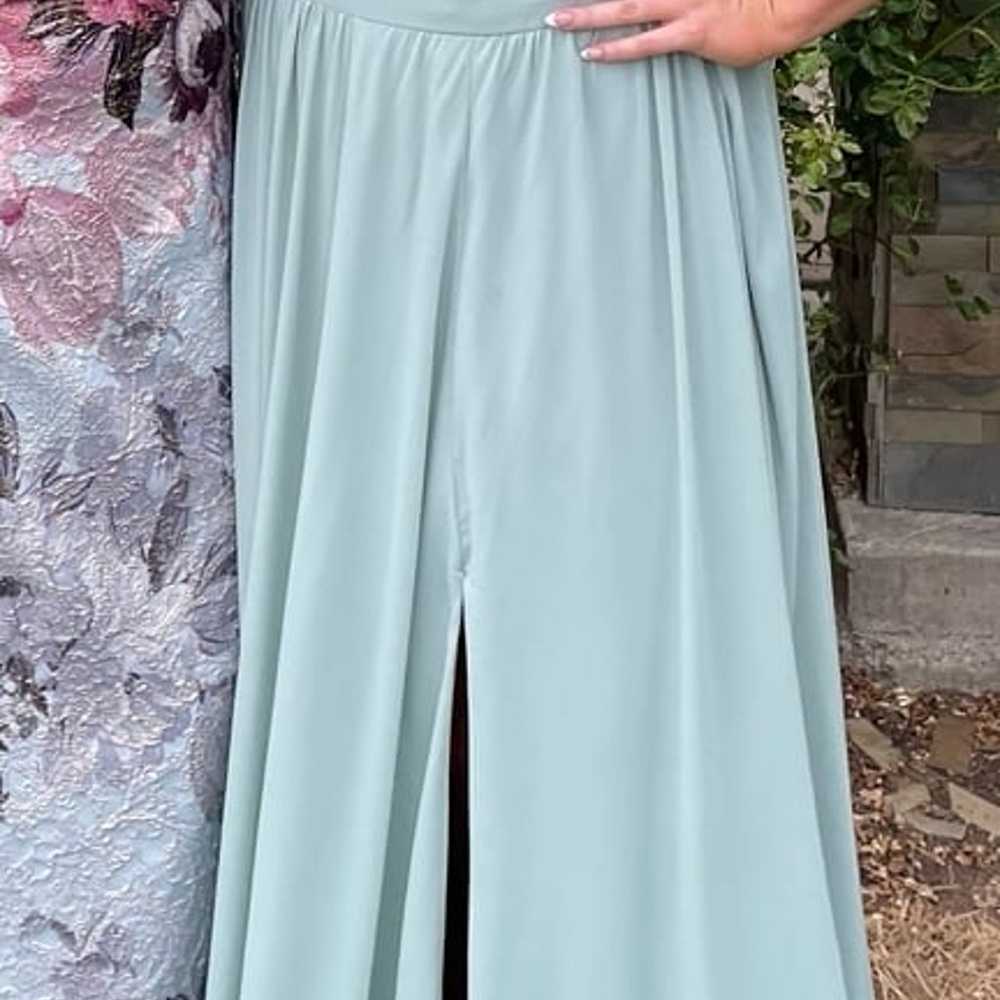 Sage Green Bridesmaid Dress - image 6