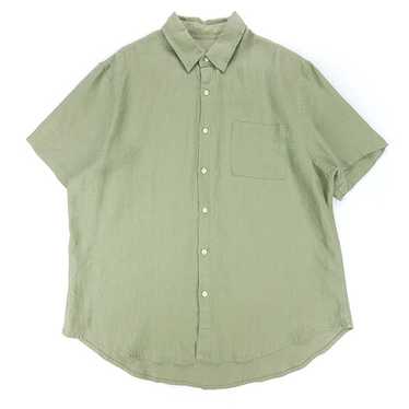 ALEX CRANE 100% Linen Ola Short Sleeve Button Dow… - image 1