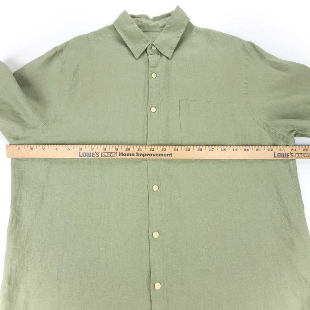 ALEX CRANE 100% Linen Ola Short Sleeve Button Dow… - image 5