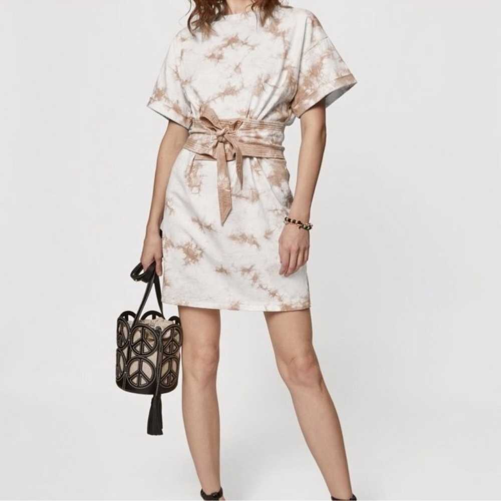 Rebecca Minkoff Marta Belted Tee Shirt Dress in K… - image 2