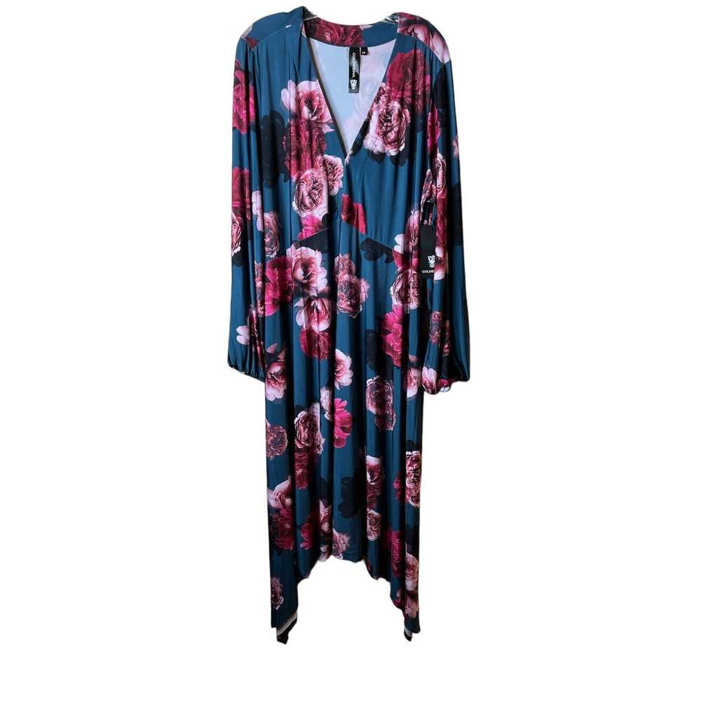 Coldesina Izzy Empire Floral Peony Dress 2X - image 1