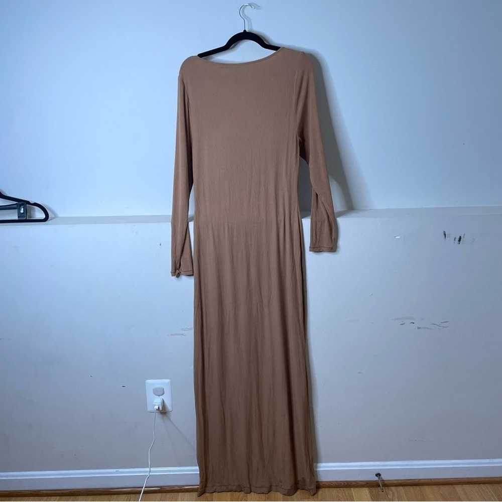 Skims Long Sleeve Soft Lounge Maxi Dress Size 2XL - image 7