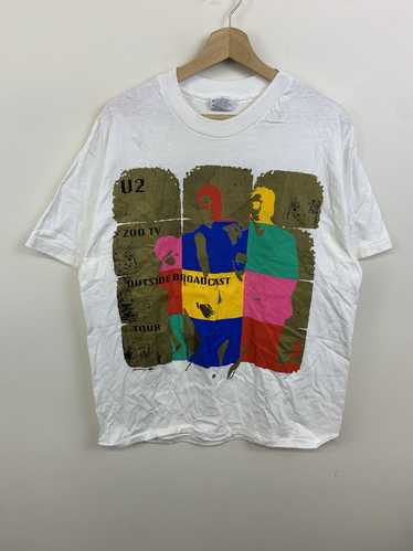 Tee × Tee Shirt Vintage 1992 U2 Tee Shirt U2 Zoo T