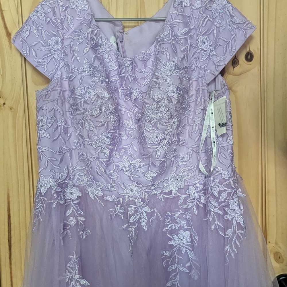 20w Davids bridal jules & Cleo lavender prom dress - image 10