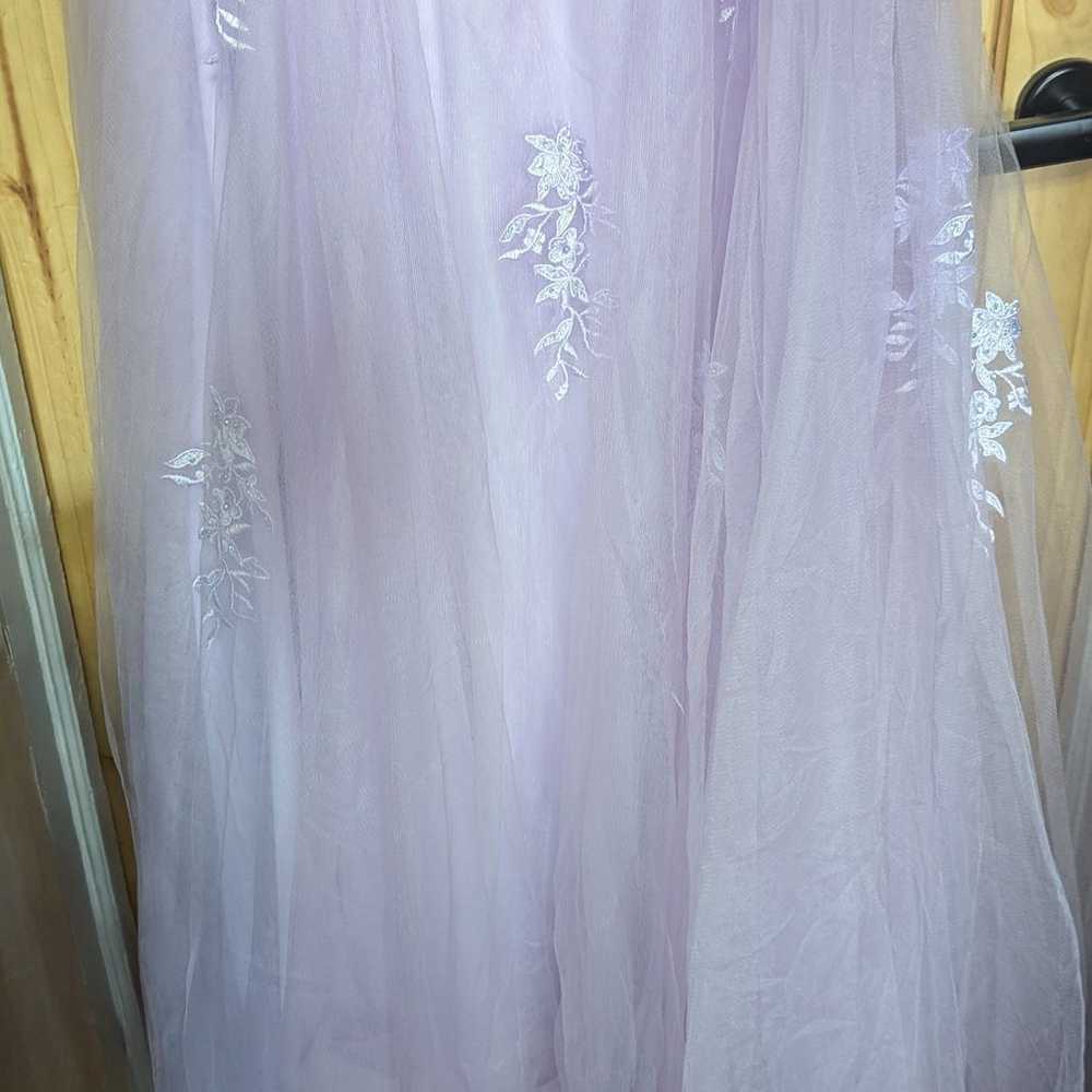 20w Davids bridal jules & Cleo lavender prom dress - image 1