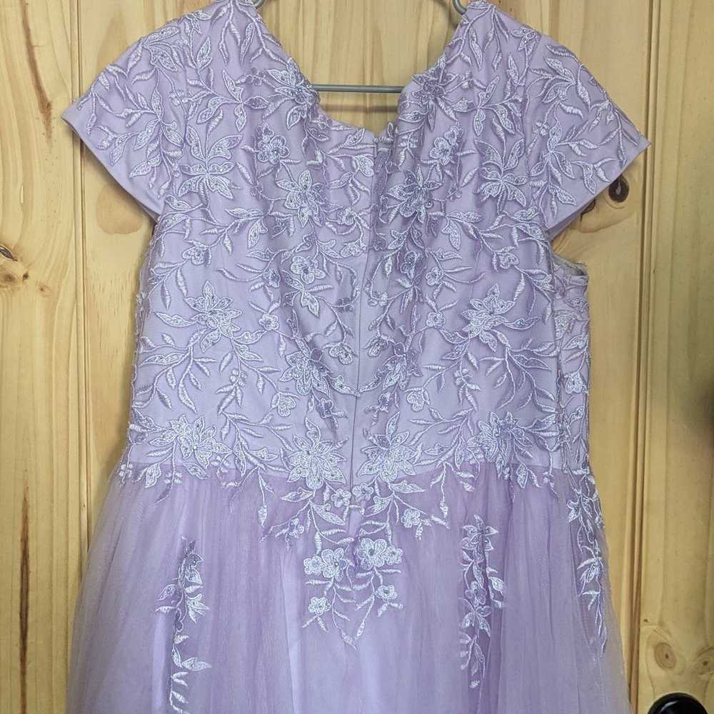 20w Davids bridal jules & Cleo lavender prom dress - image 2