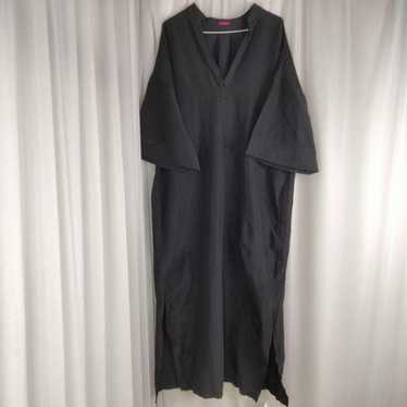 【Great Condition】mikomori Black Linen Blend Hand … - image 1