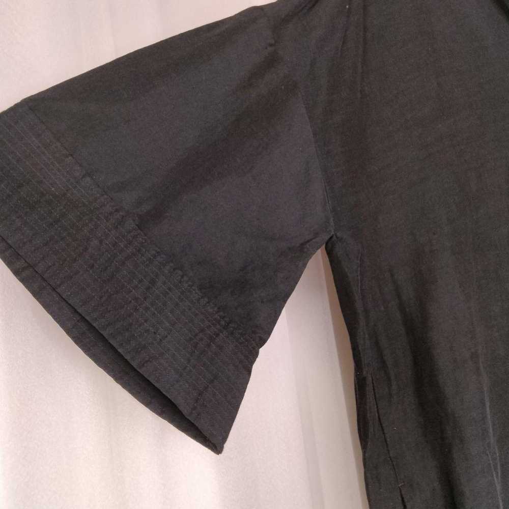 【Great Condition】mikomori Black Linen Blend Hand … - image 3