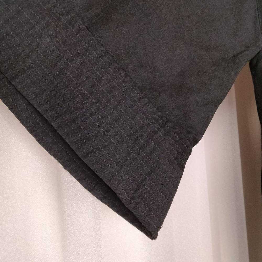 【Great Condition】mikomori Black Linen Blend Hand … - image 4