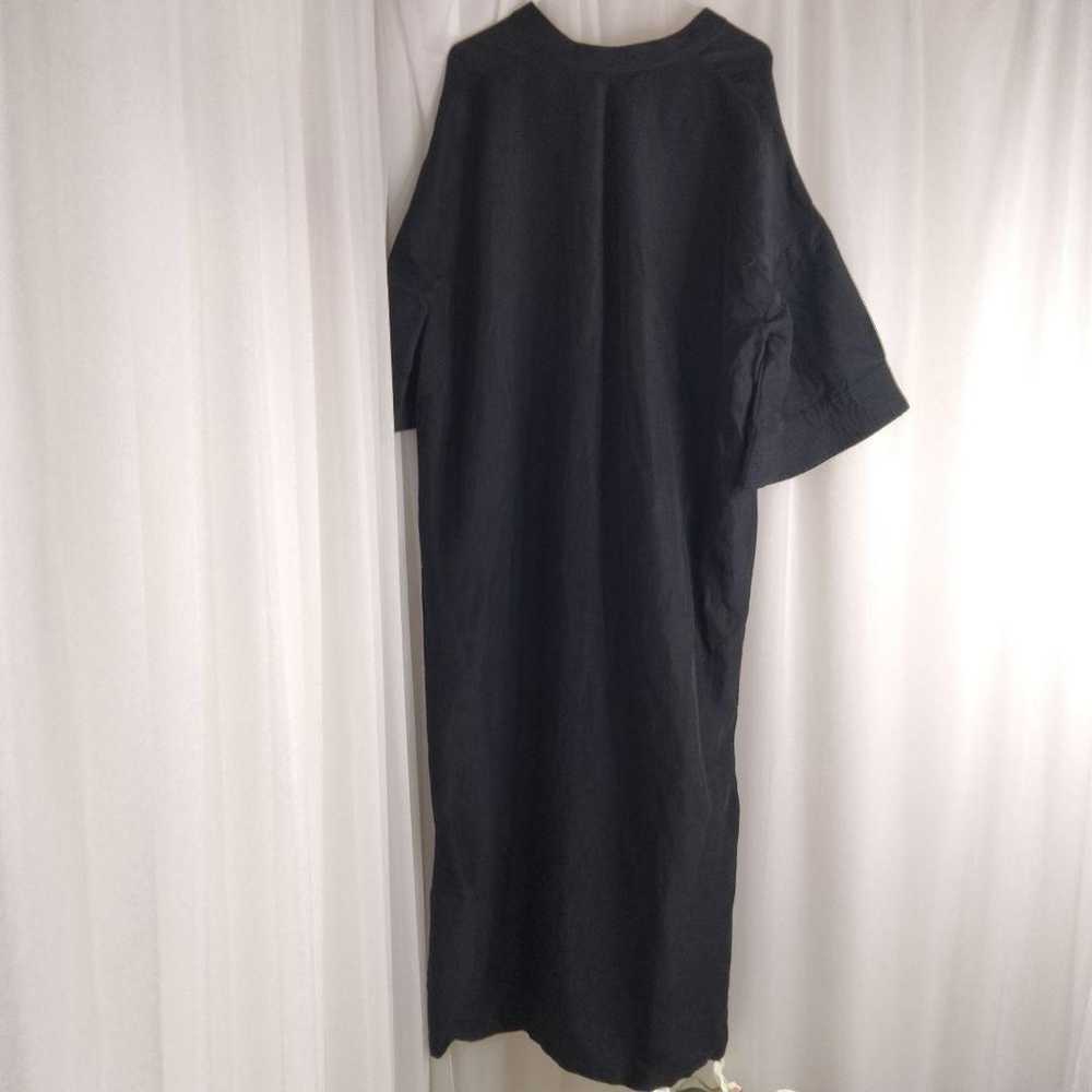 【Great Condition】mikomori Black Linen Blend Hand … - image 7