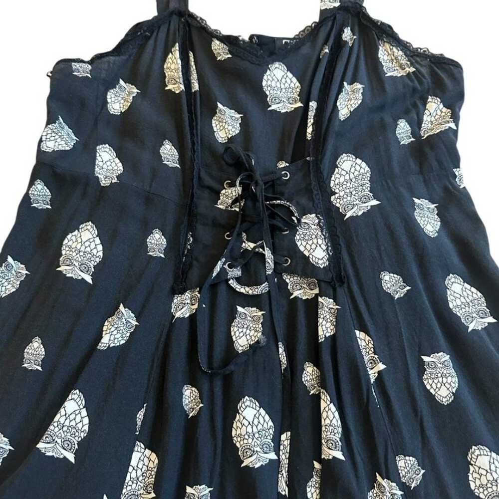 Tripp NYC Daang Goodman Owl Print Dress Corset Fi… - image 4