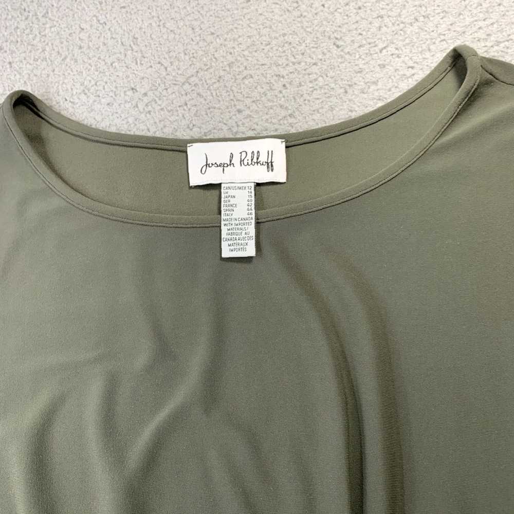 Joseph Ribkoff Womens Green 3/4 Sleeve Top Size 1… - image 5