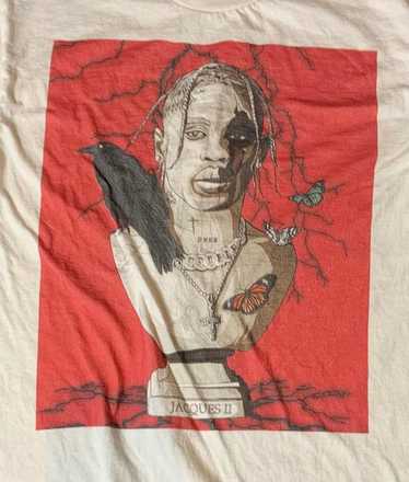 Designer Travis Scott PreOwned Medium Band Tshirt - image 1