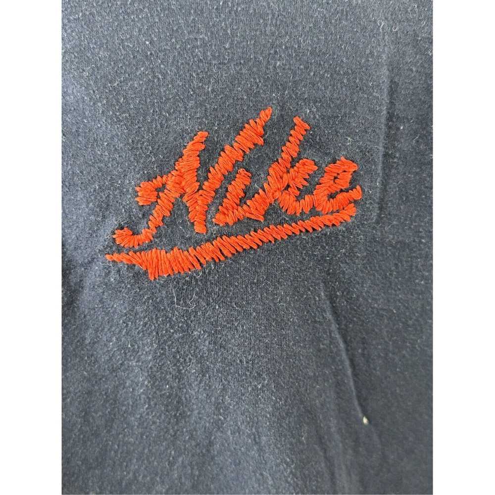 Nike Authentic Mens XL Blue Long Sleeve Embroider… - image 5