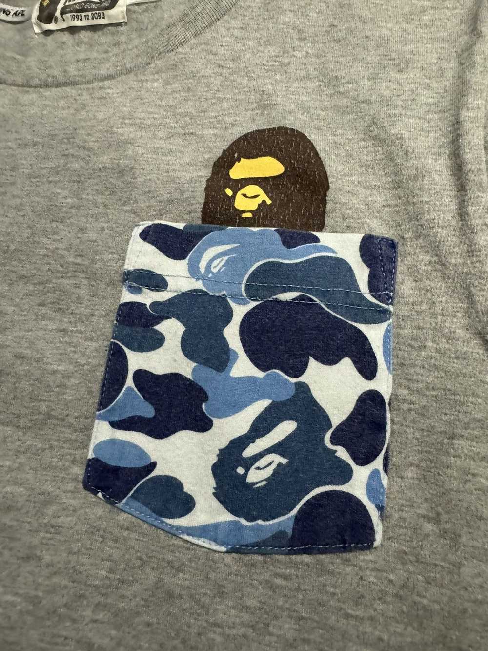 Bape Bape blue camo pocket tee - image 3