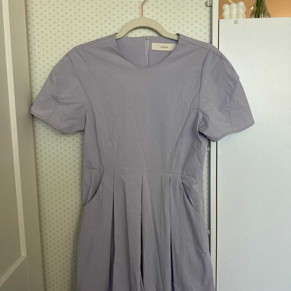 Korean designer la abonne Lavender Puff Sleeve Mi… - image 2