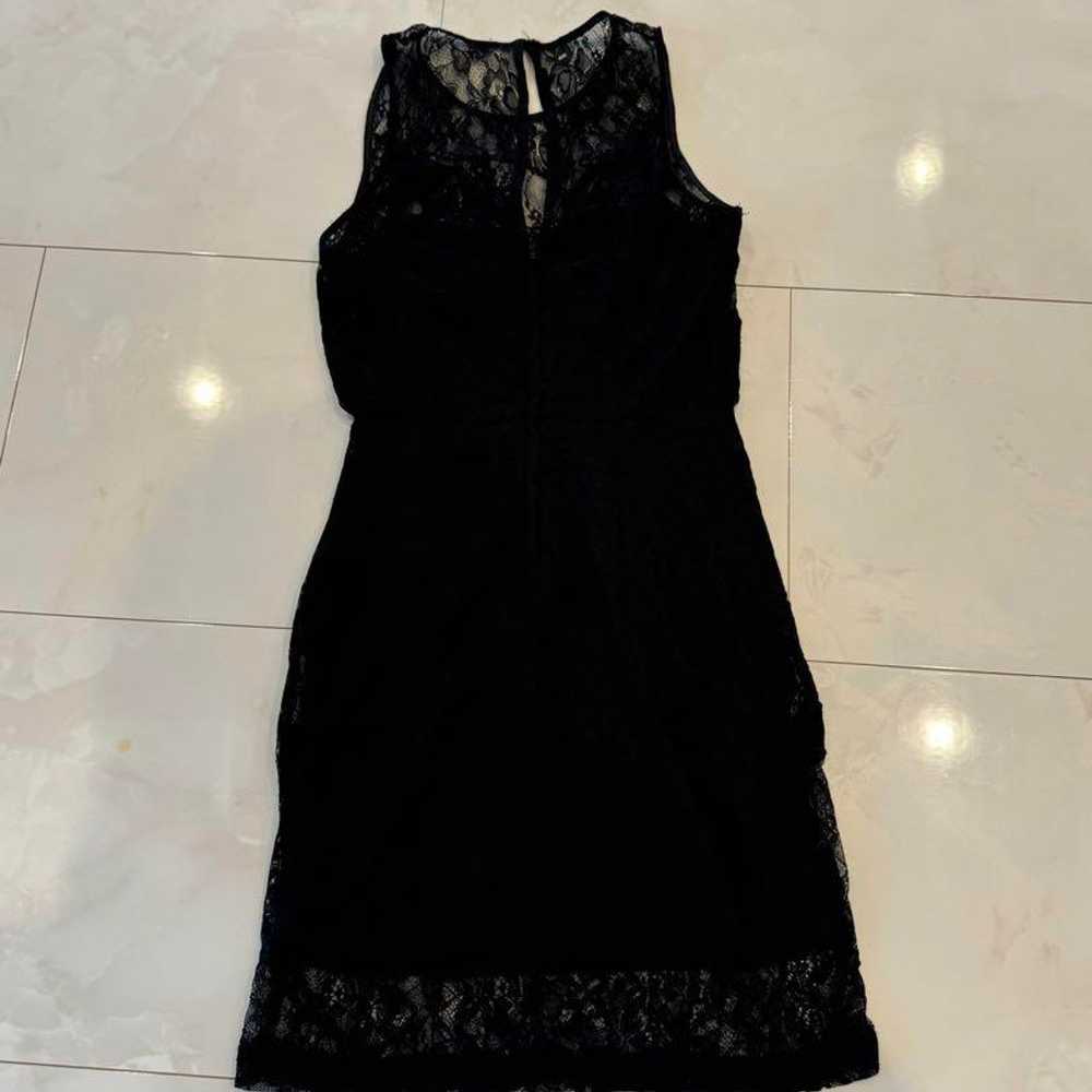 H&M Lace Cut-Out Dress Size 36 - image 3