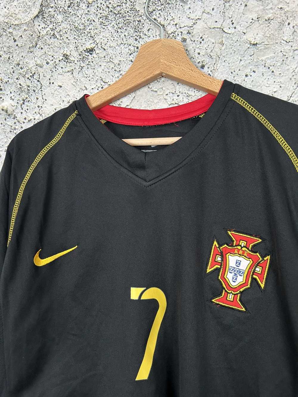 Nike × Soccer Jersey × Vintage Vintage #7 Figo Po… - image 4