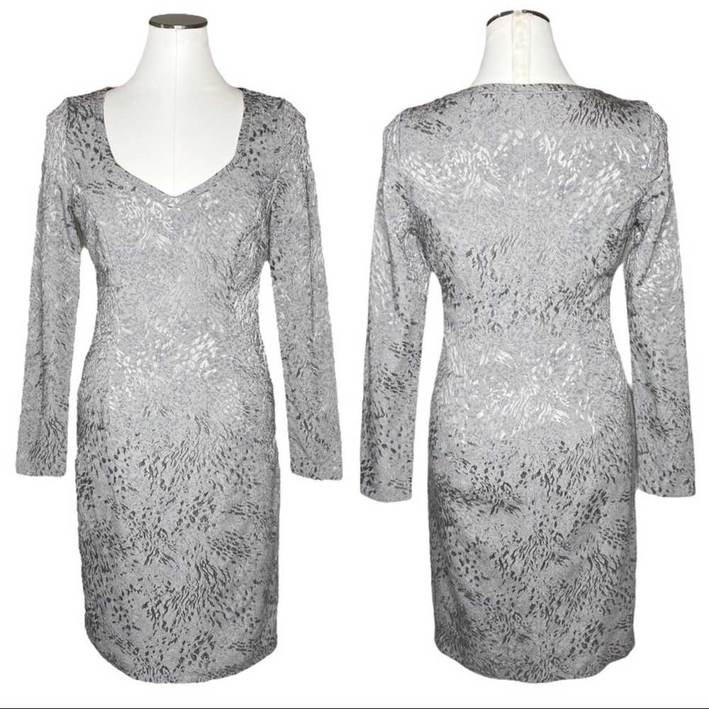 Reiss Hallie Jacquard Dress size 6 - image 2