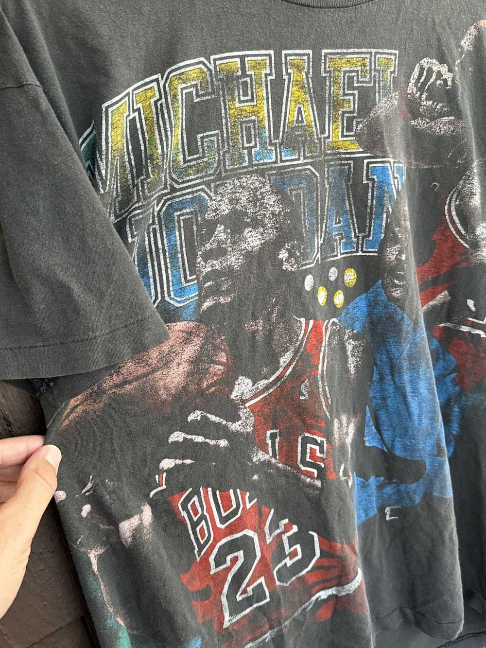 Vintage Vintage 90's Jordan Bulls Rap Tee - GRAIL… - image 3