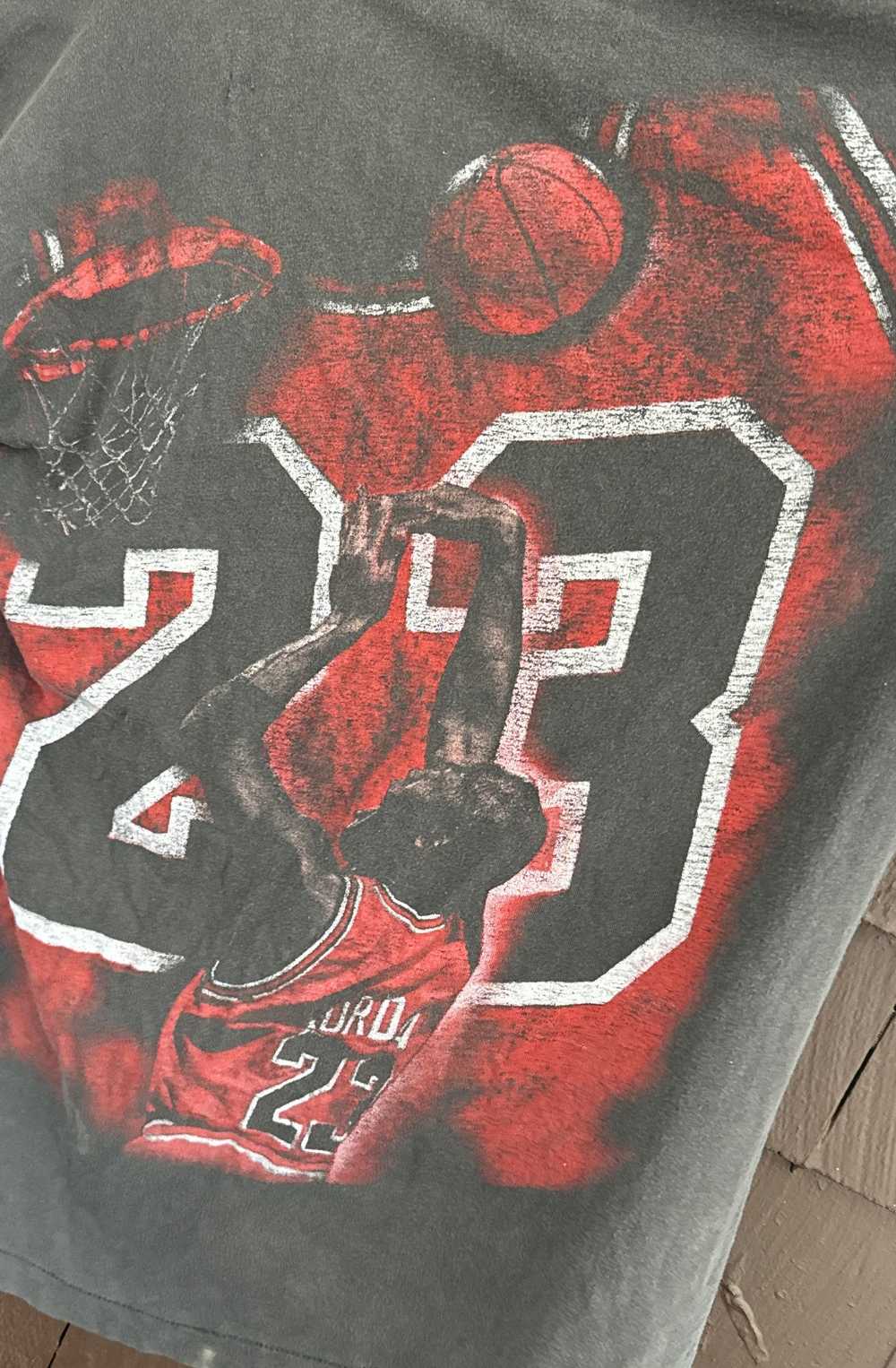 Vintage Vintage 90's Jordan Bulls Rap Tee - GRAIL… - image 5