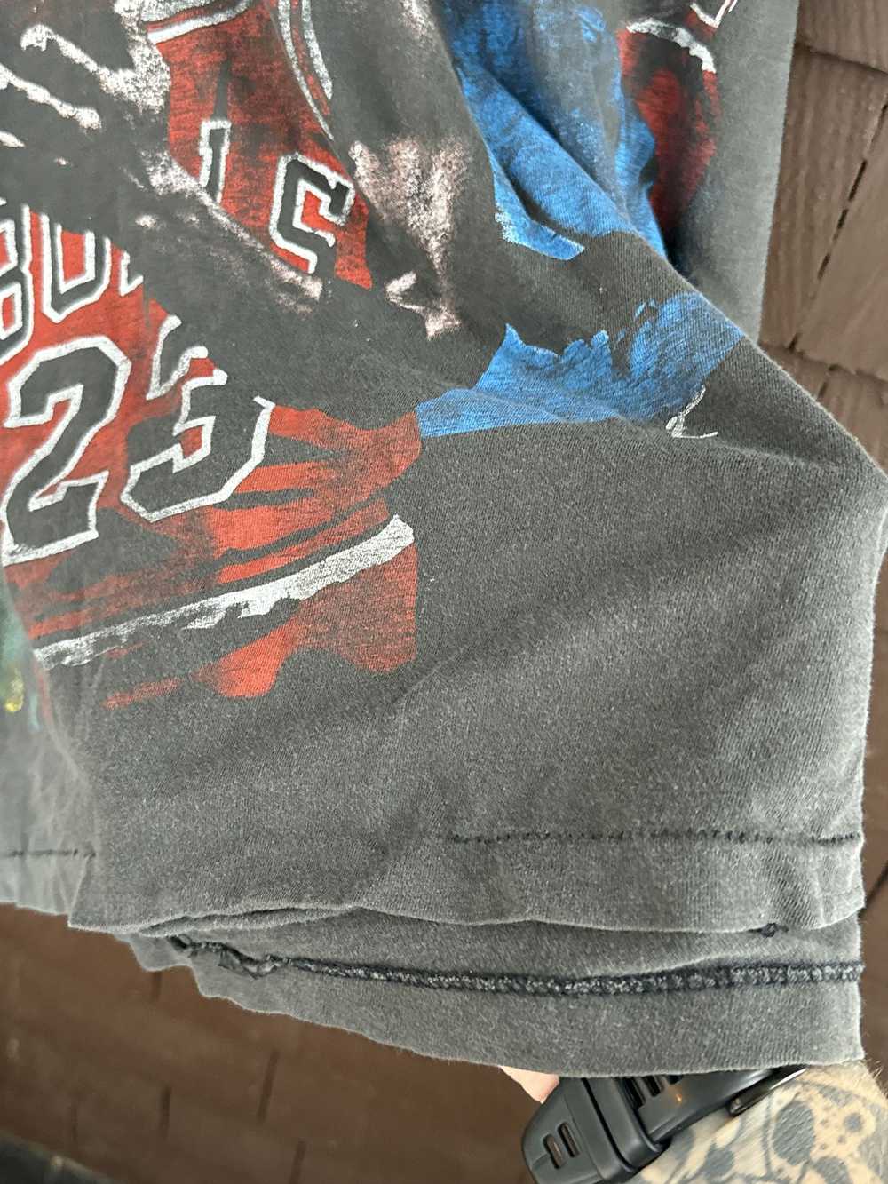 Vintage Vintage 90's Jordan Bulls Rap Tee - GRAIL… - image 7