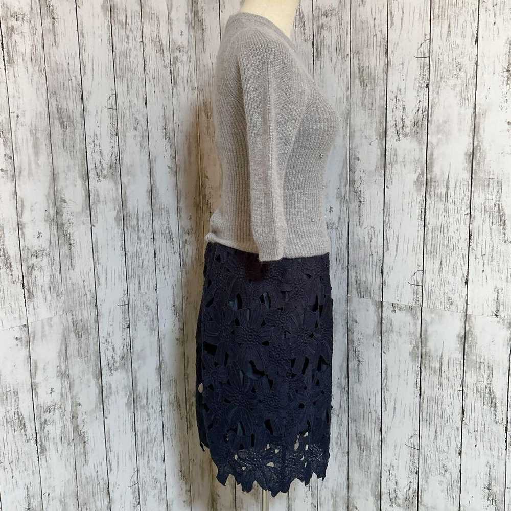 Unused [Lirand Chloe] Angora Knit Lace Docking On… - image 11