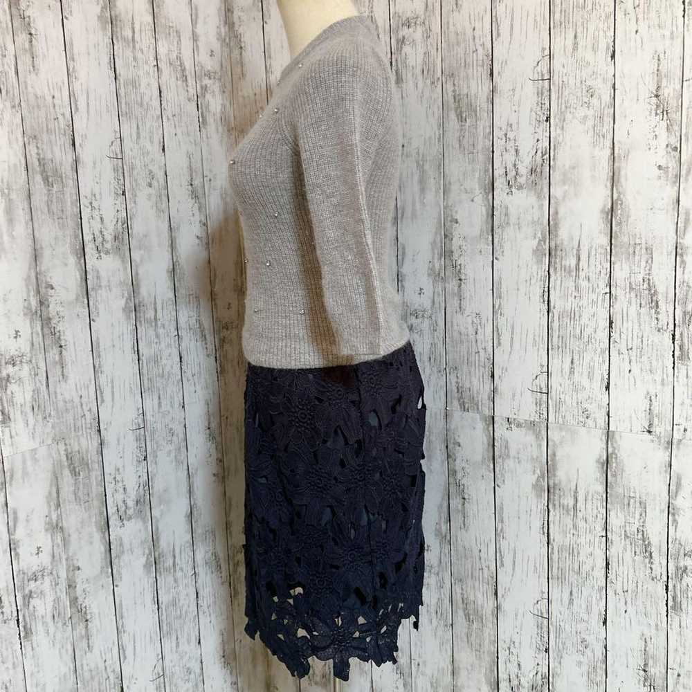 Unused [Lirand Chloe] Angora Knit Lace Docking On… - image 4