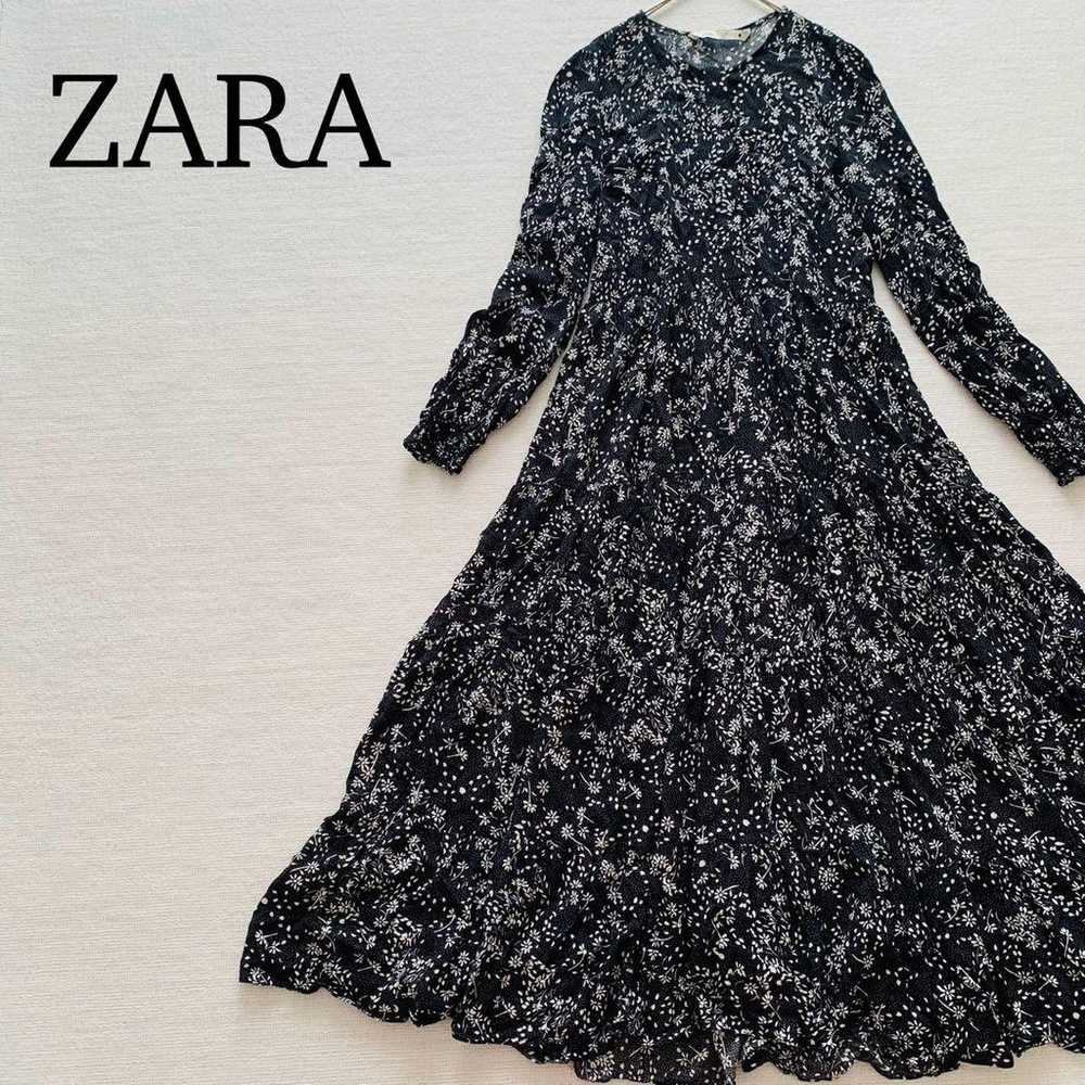 ZARA Long One-Piece Dress with Floral Print, Maxi… - image 1