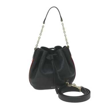 Bally BALLY Purse Chain Shoulder Bag Leather Blac… - image 1