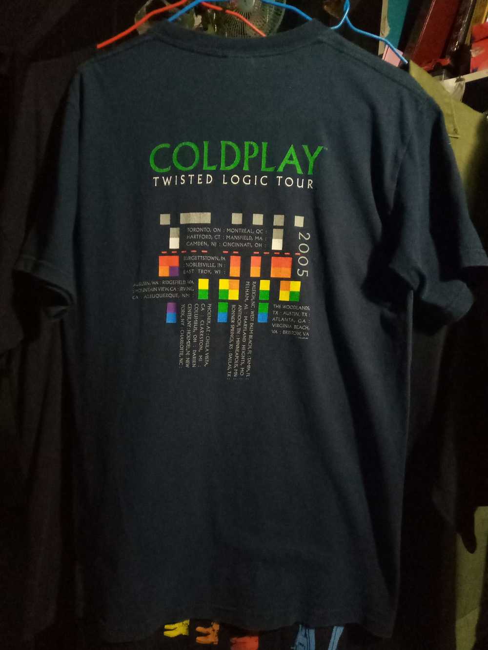 Band Tees × Vintage Vintage Coldplay Twisted logi… - image 3