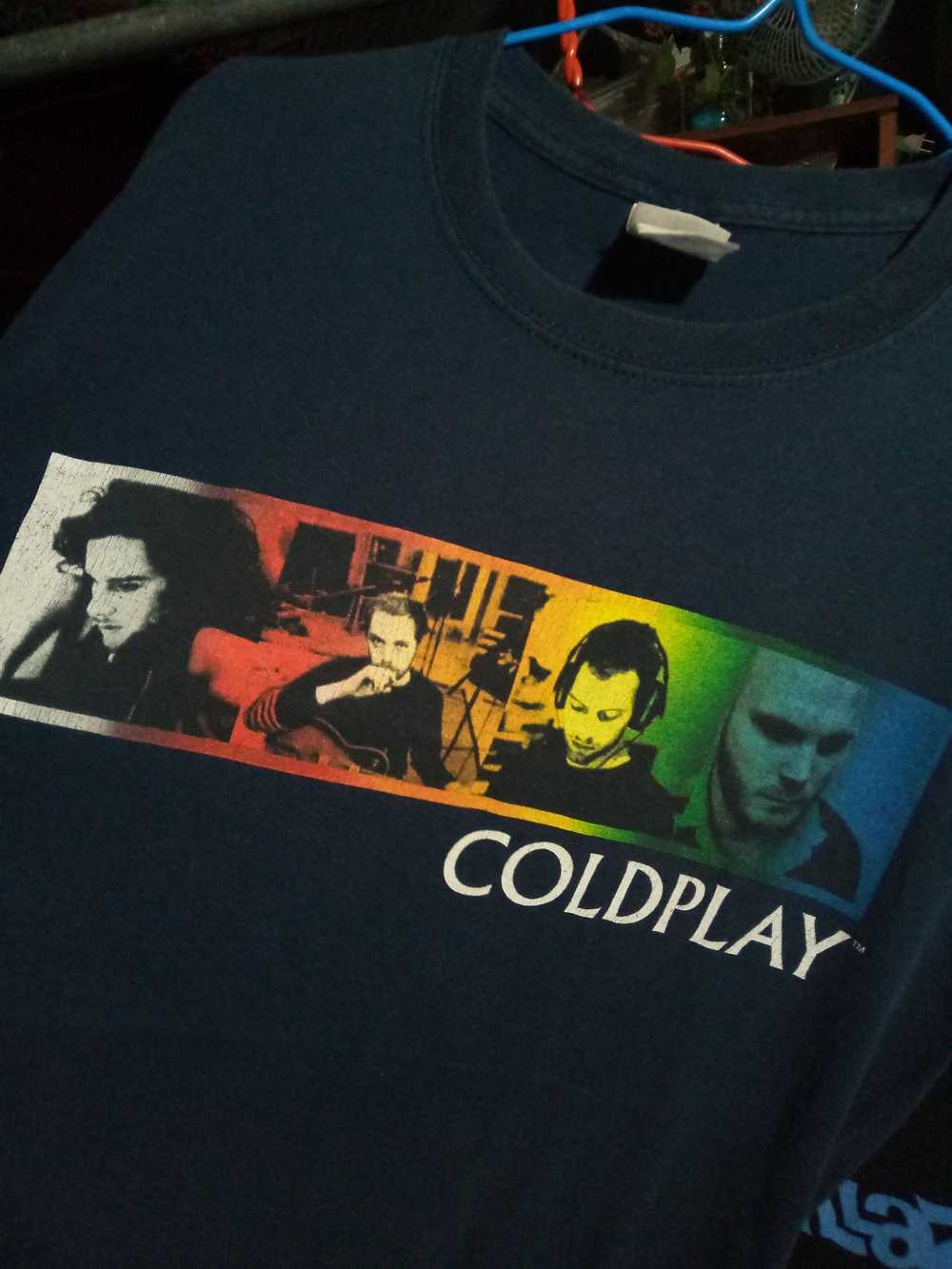 Band Tees × Vintage Vintage Coldplay Twisted logi… - image 4