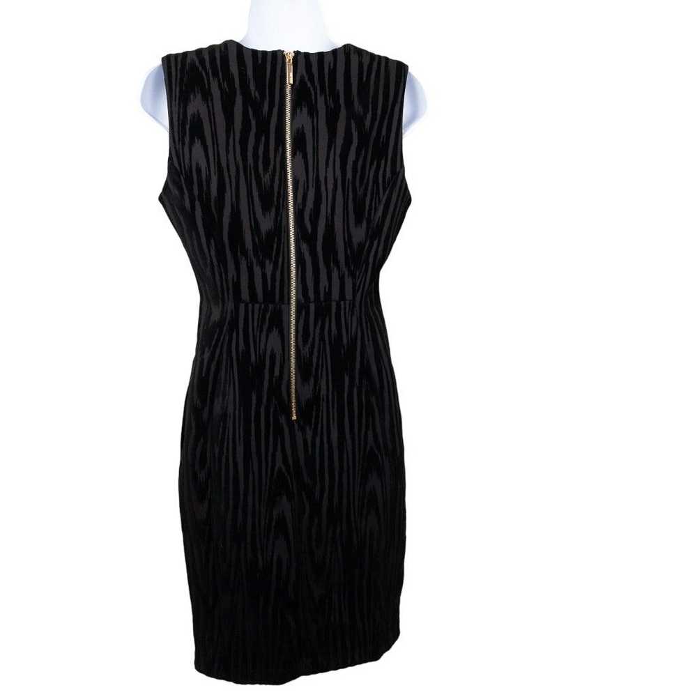 Calvin Klein Black Velvet Animal Print Striped Sh… - image 4