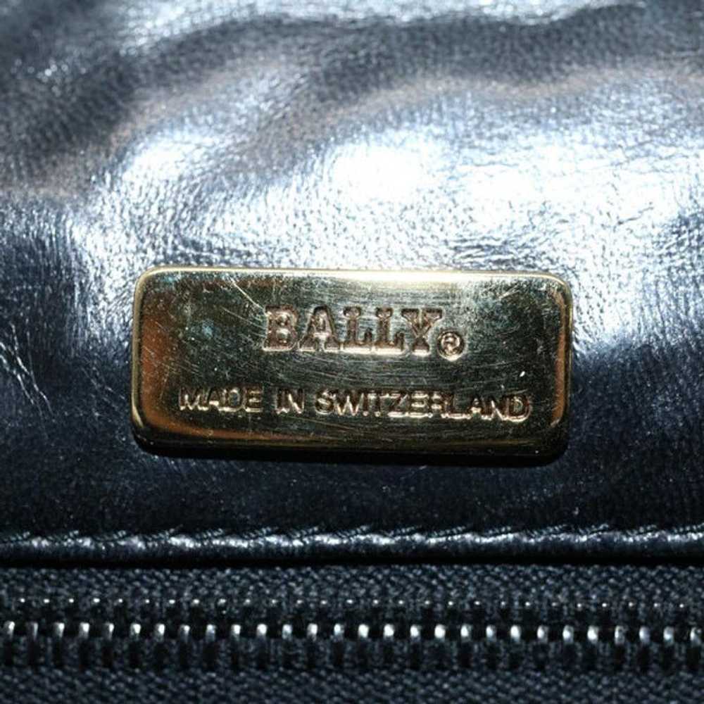 Bally BALLY Quilted Chain Shoulder Bag Leather Bl… - image 10