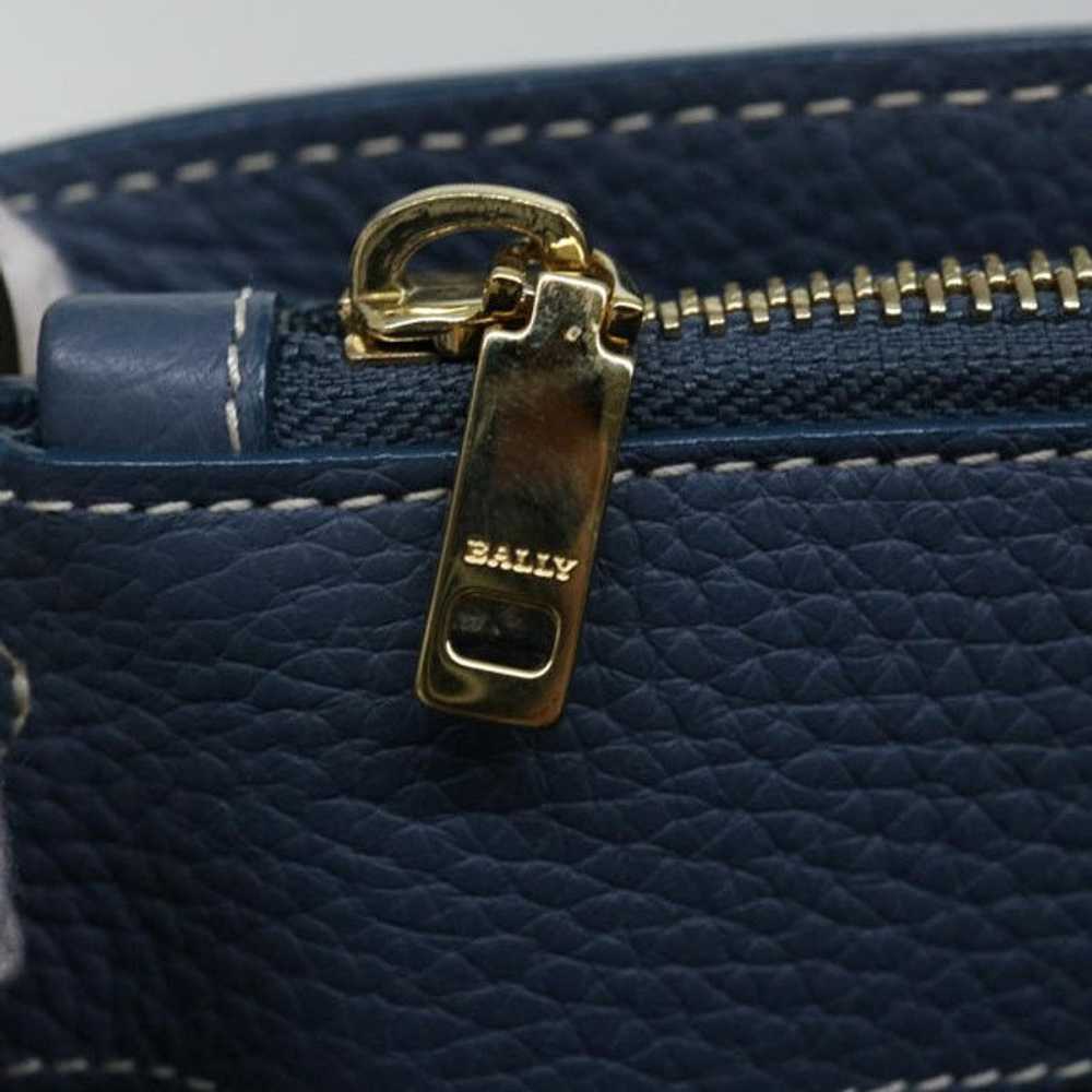 Bally BALLY Hand Bag Leather Blue - image 11