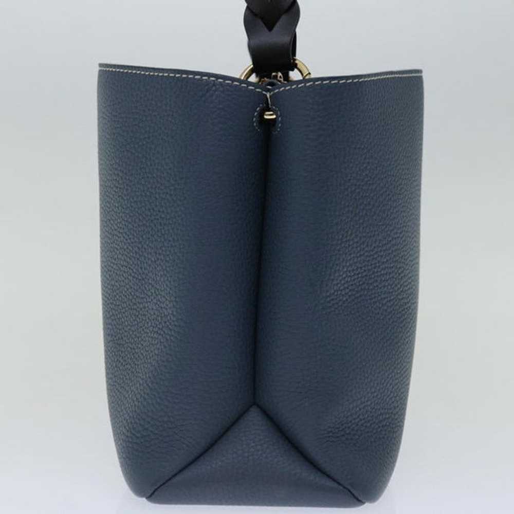 Bally BALLY Hand Bag Leather Blue - image 3