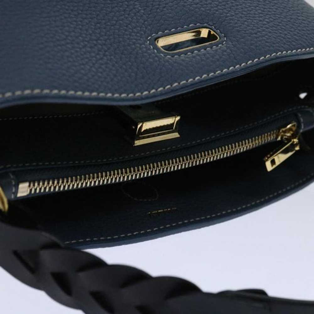 Bally BALLY Hand Bag Leather Blue - image 6