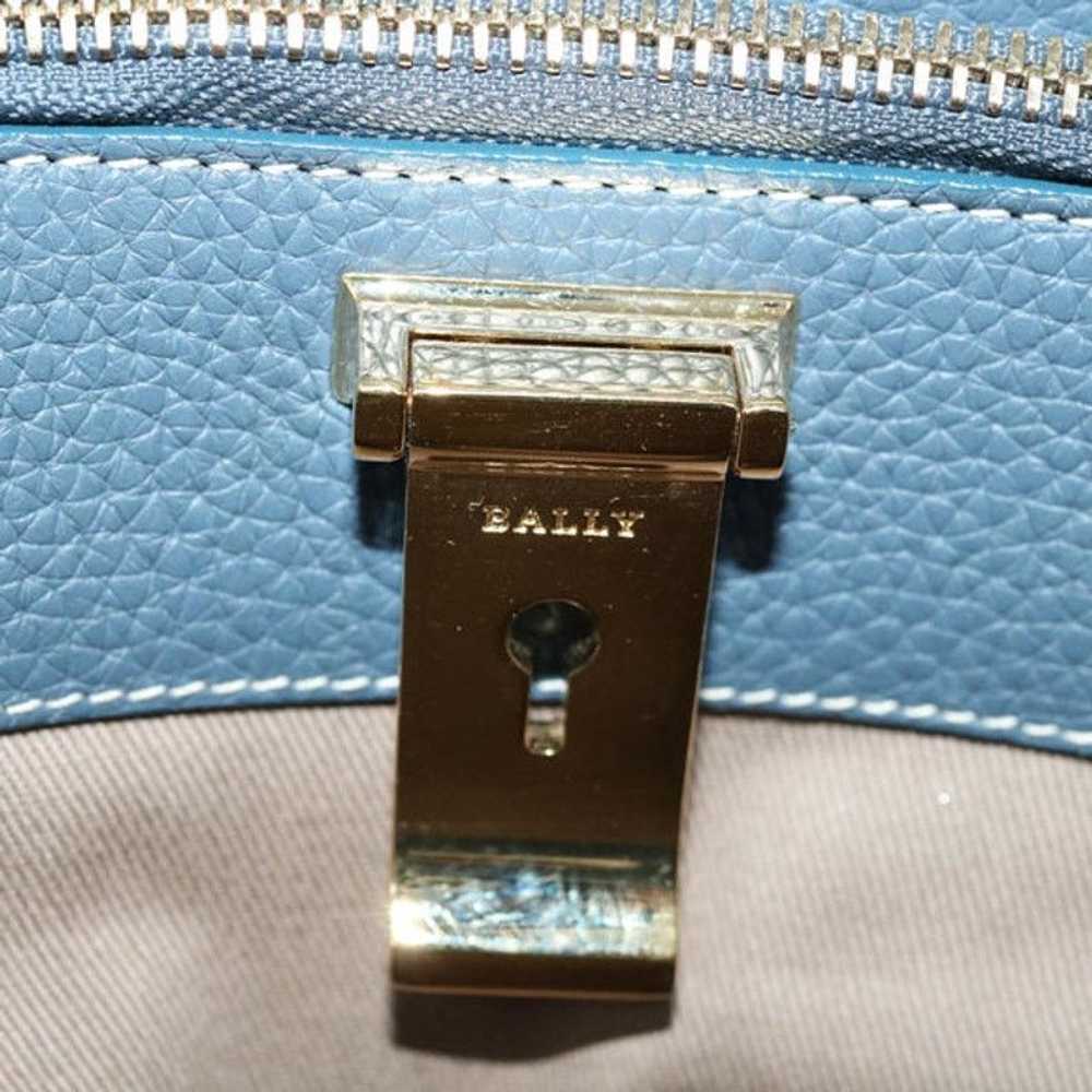 Bally BALLY Hand Bag Leather Blue - image 9