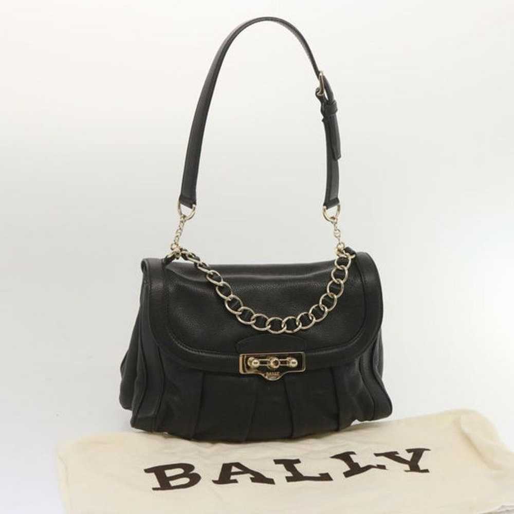 Bally BALLY Chain Hand Bag Leather Black - image 12