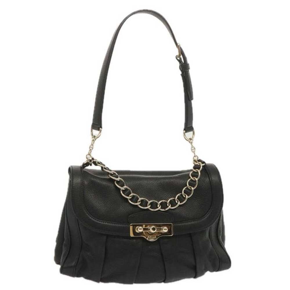 Bally BALLY Chain Hand Bag Leather Black - image 1